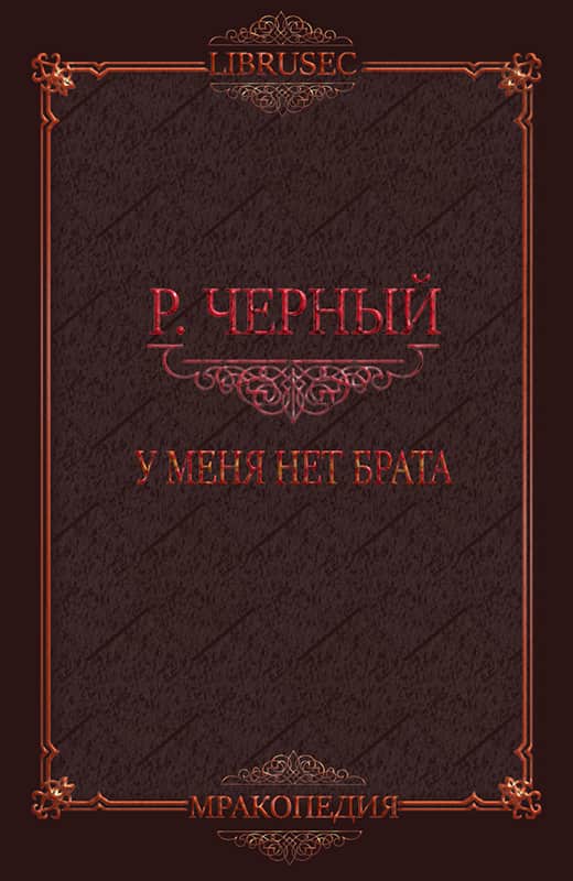 У меня нет брата - Роман Чёрный